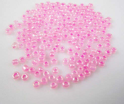 1000 PCS 2mm Czech Glass Sweet Pink Seed Spacer Beads